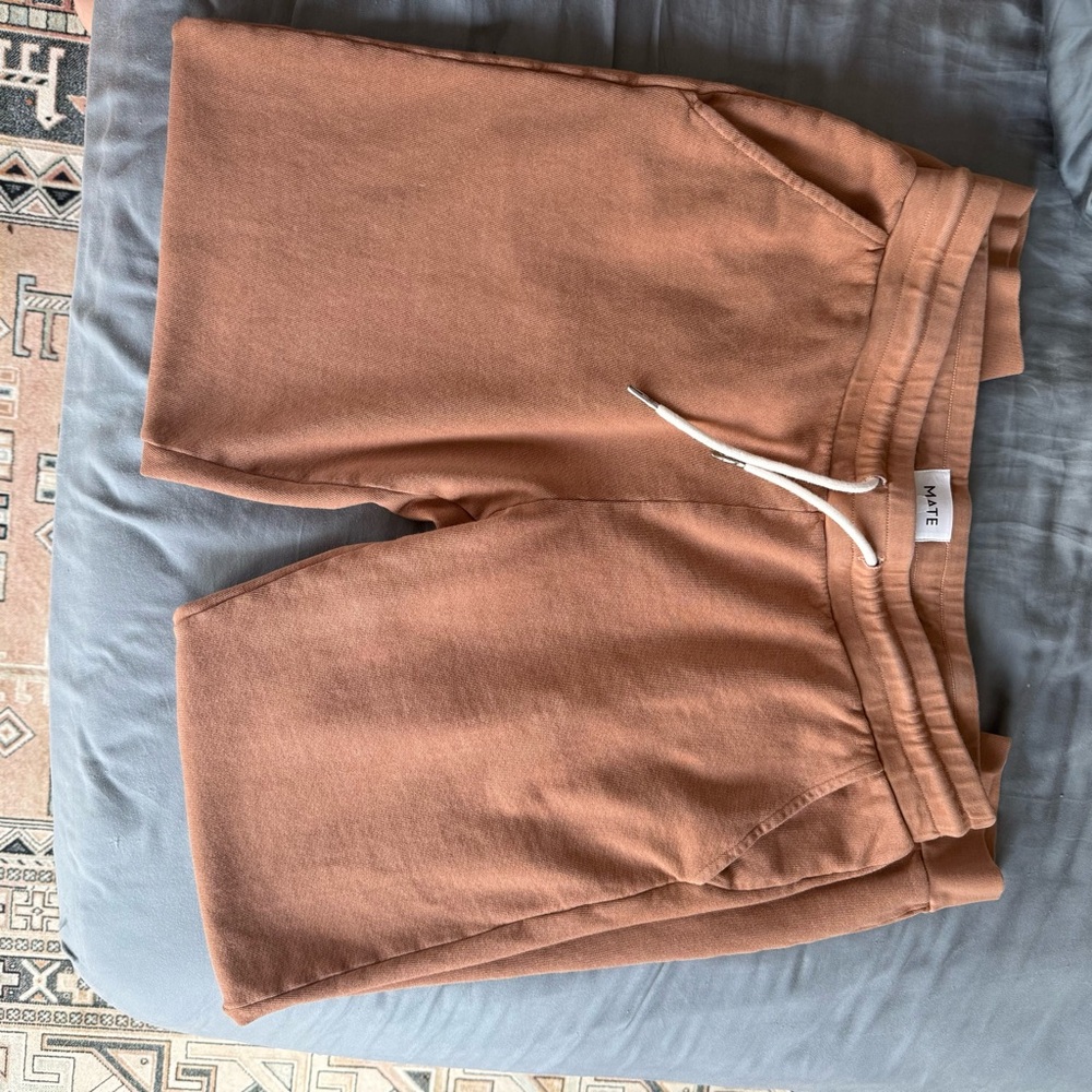 MATE The Label SET: organic terry raglan sweatshirt & jogger sweatpants, Sedona - Picture 5 of 12